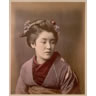 Portrait d'une jeune femme japonaise