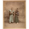 Portraits de deux Yakunin (samouraïs) en tenue de cérémonie