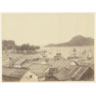 Japon, Shimonoseki, vue de la ville et du détroit